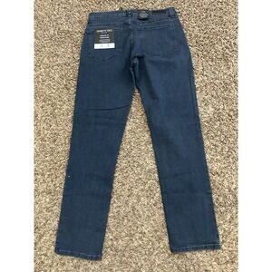 Kenneth Cole Jeans Blue Cotton Stretch Denim Athletic Fit Mens 32x32